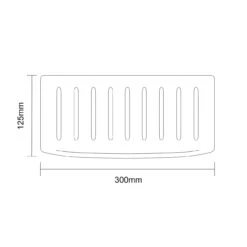 Bagno Polished Chrome Wall Mounted Rectangular Basket -Luxury Bath Shop bagno polished chrome wall mounted rectangular basket line top 48115.1652444455