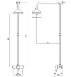 Bristan Colonial 2 Mixer Valve With Rigid Riser - KN2 SHXRR C 7 Bristan Colonial 2 Mixer Valve With Rigid Riser - KN2 SHXRR C -Luxury Bath Shop bristan colonial 2 mixer valve with rigid riser kn2 shxrr c 2
