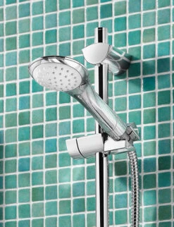 Bristan Sonique 2 Thermostatic Surface Mounted Shower With Adjustable Riser (Chrome) - SOQ2SHXARC -Luxury Bath Shop bristan sonique 2 thermostatic surface mounted shower with adjustable riser chrome soq2shxarc