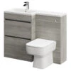 City Combination Molina Ash 1100mm L Shaped Left Hand 2 Drawer Vanity Unit Toilet Suite 2 City Combination Molina Ash 1100mm L Shaped Left Hand 2 Drawer Vanity Unit Toilet Suite -Luxury Bath Shop city combination molina ash 1100mm l shaped left hand 2 drawer vanity unit toilet suite right 33085.1658133103