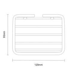 Clasico Polished Chrome Wall Mounted Soap Basket -Luxury Bath Shop clasico polished chrome wall mounted soap basket line top 70046.1652444458