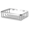 Clasico Polished Chrome Wall Mounted Soap Basket -Luxury Bath Shop clasico polished chrome wall mounted soap basket right 10521.1652444458