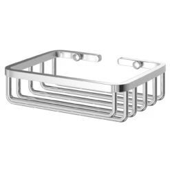 Clasico Polished Chrome Wall Mounted Soap Basket