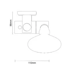 Clyde Polished Chrome Shower Slide Rail Kit -Luxury Bath Shop clyde polished chrome shower slide rail kit line top 06937.1652443990