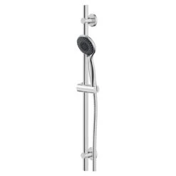 Clyde Polished Chrome Shower Slide Rail Kit