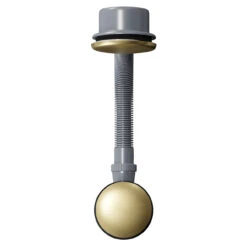 Colore Round Brushed Brass Easy Clean Sprung Click Clack Bath Waste -Luxury Bath Shop colore brushed brass round easy clean sprung click clack bath waste top 19073.1674645471