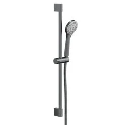 Colore Round Gunmetal Grey Shower Slide Rail Kit -Luxury Bath Shop colore round gunmetal grey shower slide rail kit left 26138.1676457720