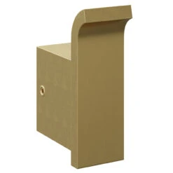Colore Square Brushed Brass Wall Mounted Robe Hook -Luxury Bath Shop colore square brushed brass wall mounted robe hook left 70320.1658132871