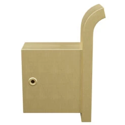Colore Square Brushed Brass Wall Mounted Robe Hook -Luxury Bath Shop colore square brushed brass wall mounted robe hook side 21995.1658132871