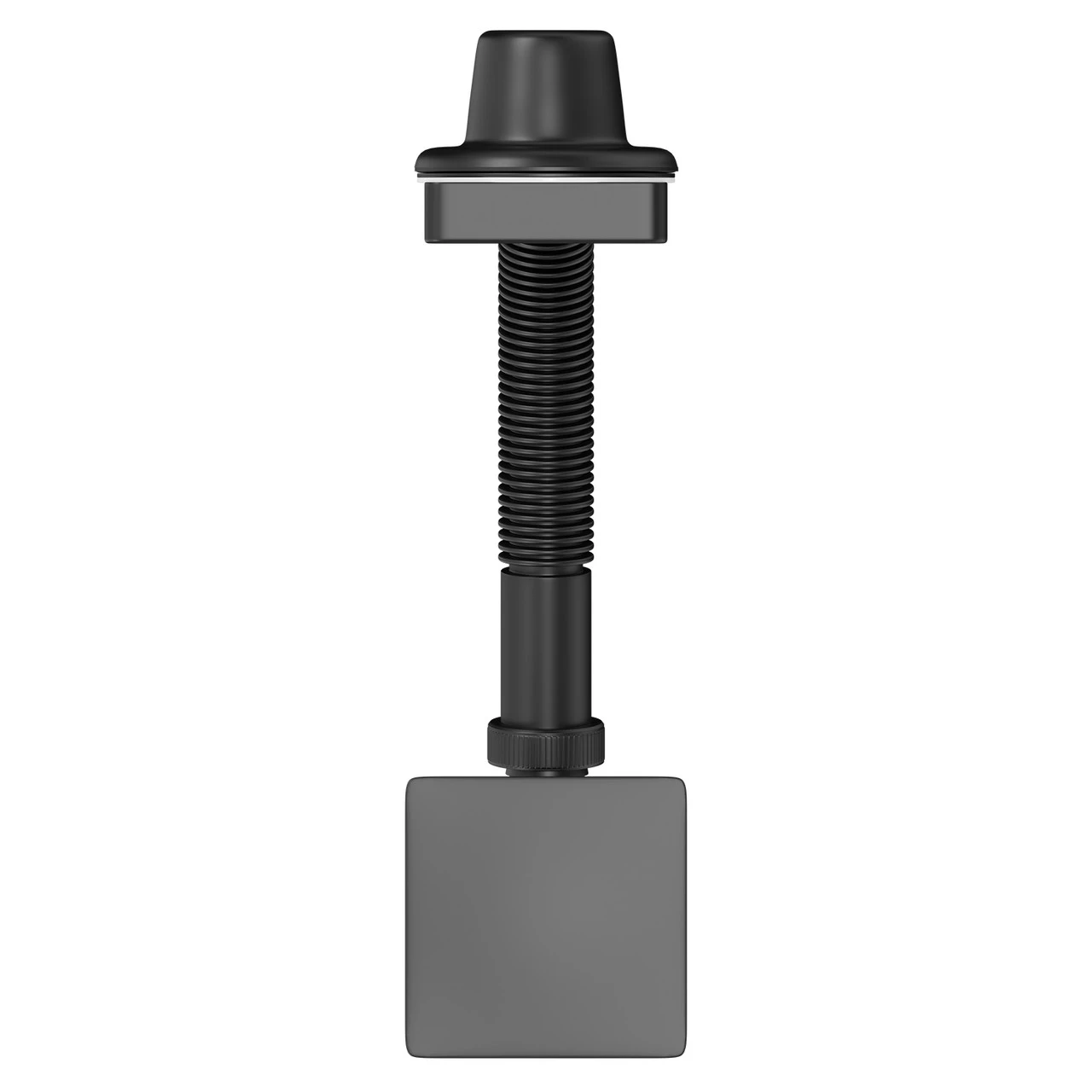 Colore Square Matt Black Easy Clean Sprung Click Clack Bath Waste - Image 5