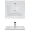 Crosswater Glide Ii Basin Ceramic 500 White With Overflow - De0002scw+ -Luxury Bath Shop crosswater glide ii basin ceramic 500 white with overflow de0002scw