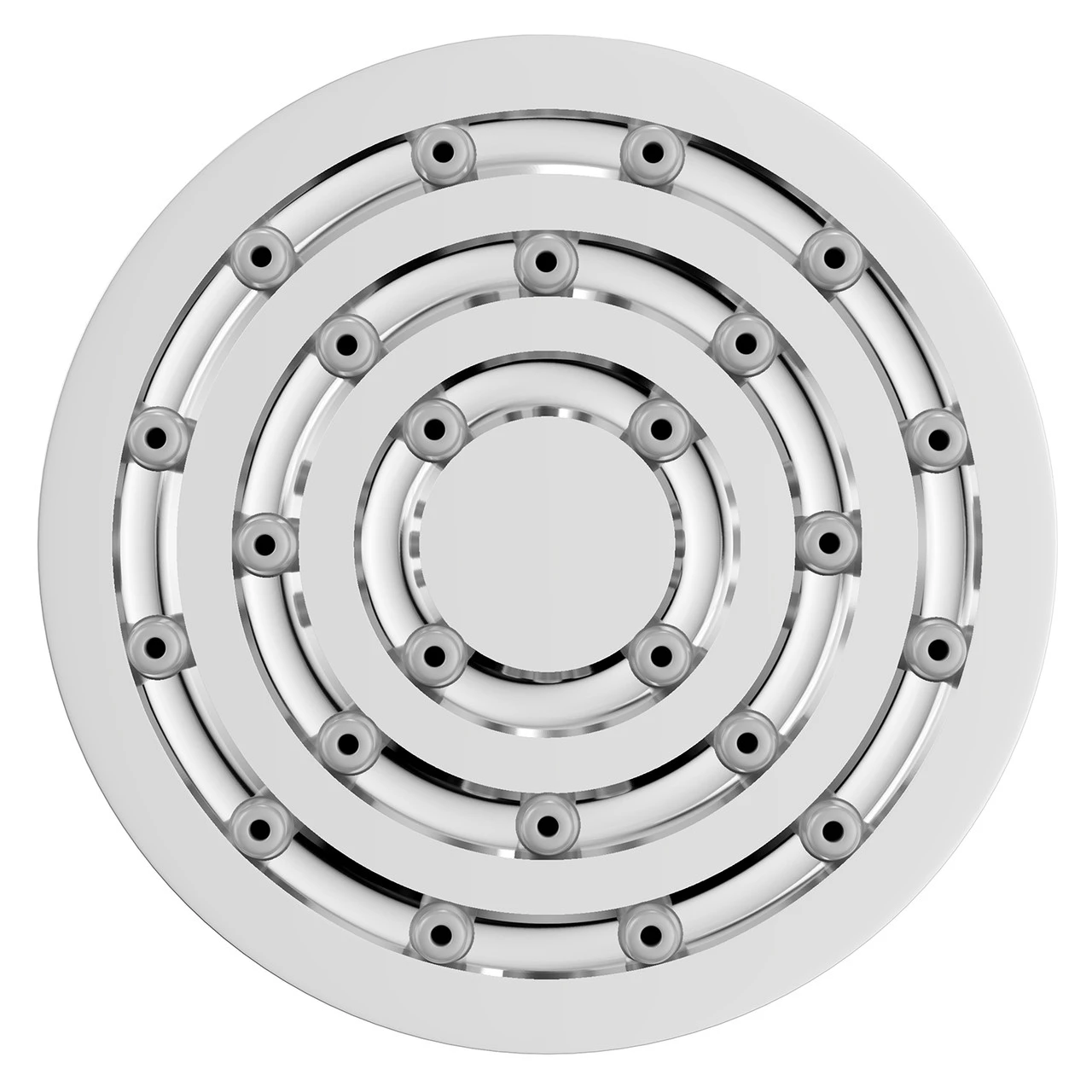 Deluxe Polished Chrome Round Body Shower Jet 4 Deluxe Polished Chrome Round Body Shower Jet - Image 2