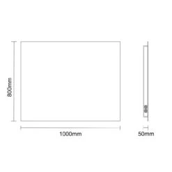 Dionysus 1000mm X 800mm Bluetooth Mirror With Demister 9 Dionysus 1000mm X 800mm Bluetooth Mirror With Demister -Luxury Bath Shop dionysus 1000mm x 800mm bluetooth mirror with demister line side 99201.1677228413