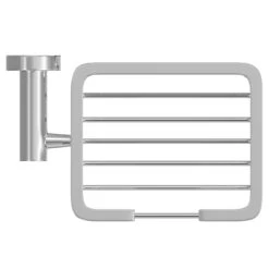 Gemini Polished Chrome Wall Mounted Soap Basket -Luxury Bath Shop gemini polished chrome wall mounted soap basket top 68357.1652444691