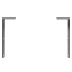 OEM Graphite Grey 300mm Pair Of Left And Right Shelf Support Brackets -Luxury Bath Shop graphite grey 300mm pair of left and right shelf support brackets top 61277.1667579058