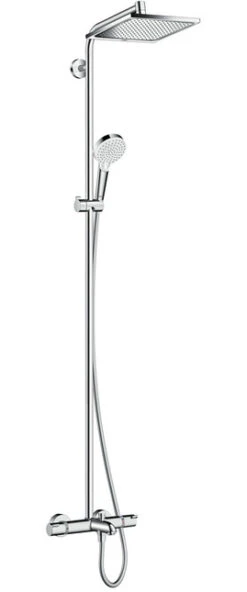 Hansgrohe Crometta E 240 Shewerpipe Bath Shower Mixer - 27298000