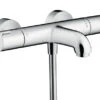 Hansgrohe Ecostat 1001Cl Exposed Thermostatic Bath/Shower Mixer (Chrome) - 13201000 -Luxury Bath Shop hansgrohe ecostat 1001cl exposed thermostatic bath shower mixer chrome 13201000 1