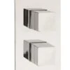 Hudson Reed Lennox Square Thermostatic Valve - Sqr3210 -Luxury Bath Shop hudson reed lennox square thermostatic valve sqr3210