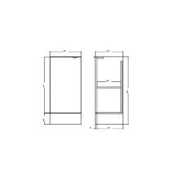 Hudson Reed Driftwood 400mm Base Unit - OFF284 -Luxury Bath Shop hudson reed driftwood 400mm base unit four 20753.1652443597