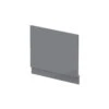 Hudson Reed Gloss Cloud Grey 700mm Bath End Panel With Plinth - BPR1311 -Luxury Bath Shop hudson reed gloss cloud grey 700mm bath end panel with plinth bpr1311 main 91292.1664526497