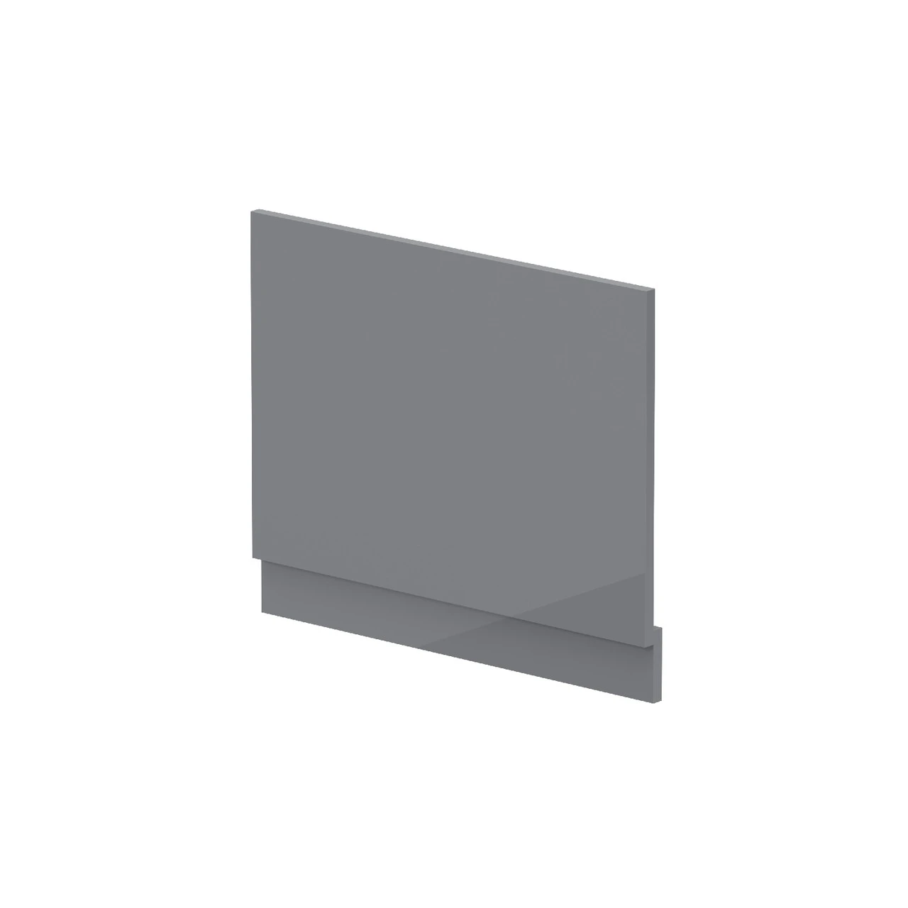 Hudson Reed Gloss Cloud Grey 700mm Bath End Panel With Plinth - BPR1311