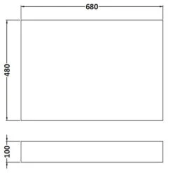 Hudson Reed Gloss Grey Mist 700mm End Bath Panel With Plinth - OFG470 -Luxury Bath Shop hudson reed gloss grey mist 700mm end bath panel with plinth ofg470 five 76560.1652443650