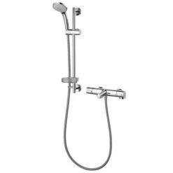 Ideal Standard Ceratherm 200 Exposed Thermostatic Bath Shower Mixer Pack With Idealrain L3 Kit - A5762aa