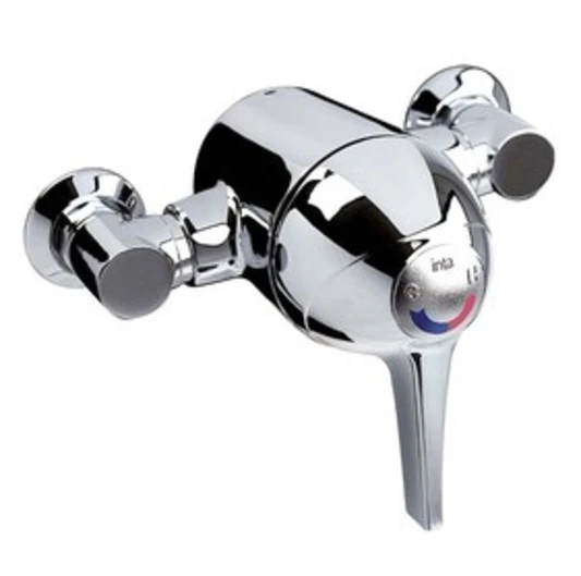 Inta Acura Exposed Thermostatic Sequential Control Shower Valve With Bottom Outlet Only - 90030Cp 3 Inta Acura Exposed Thermostatic Sequential Control Shower Valve With Bottom Outlet Only - 90030Cp