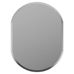 Lincoln 450mm X 600mm Oval Mirror -Luxury Bath Shop lincoln 450mm x 600mm oval mirror front 33717.1652444517