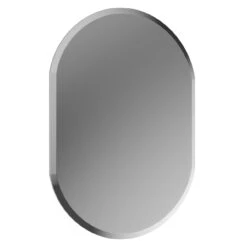 Lincoln 450mm X 600mm Oval Mirror -Luxury Bath Shop lincoln 450mm x 600mm oval mirror left 64524.1652444517