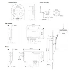 Mira Mode Dual Digital Mixer Shower Hp/Combi C-Fed - 1.1874.009 -Luxury Bath Shop mira mode dual digital mixer shower hp combi c fed 1 1874 009 2