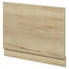 Autumn Oak MDF 700mm End Bath Panel With Plinth