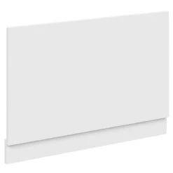White Ash MDF 800mm End Bath Panel With Plinth -Luxury Bath Shop montego white ash mdf 800mm end bath panel with plinth left 34164.1687878458