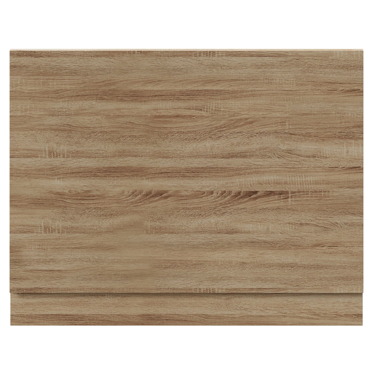 Bordalino Oak MDF 700mm End Bath Panel With Plinth - Image 2