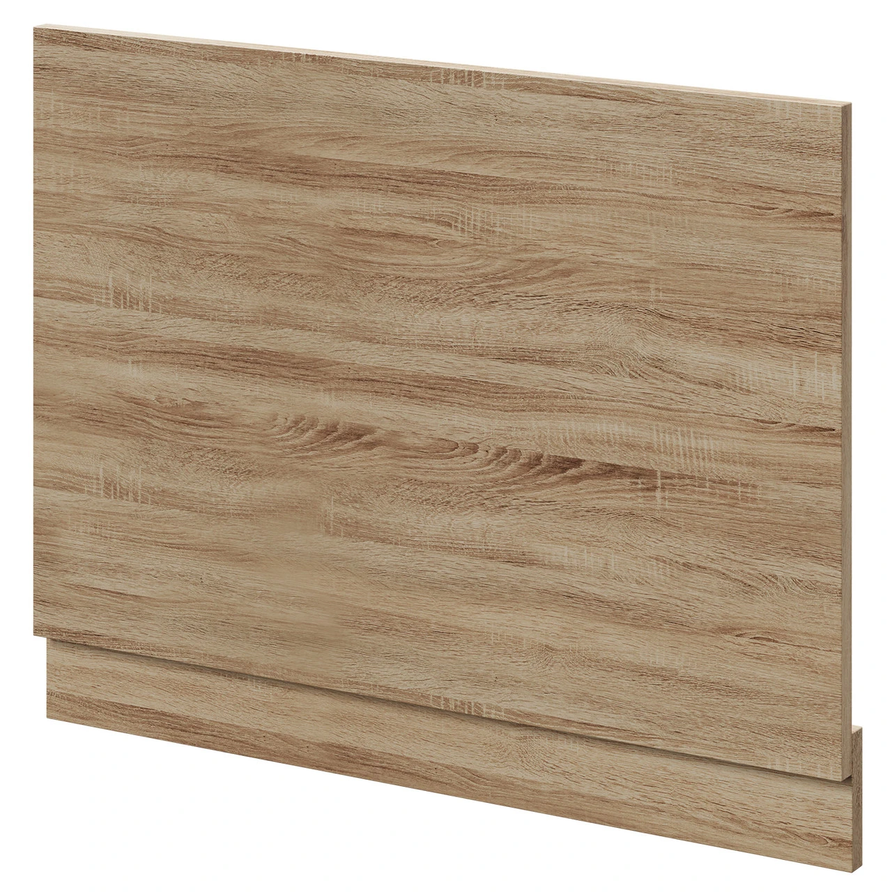 Bordalino Oak MDF 700mm End Bath Panel With Plinth