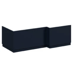Deep Blue MDF 1700mm L Shaped Front And End Bath Panel Set -Luxury Bath Shop napoli deep blue mdf 1700mm l shaped front and end bath panel set left 32242.1674657631