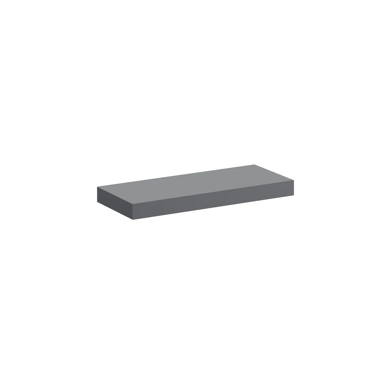 Napoli Gloss Grey 30cm Floating Bathroom Shelf 4 Napoli Gloss Grey 30cm Floating Bathroom Shelf - Image 2