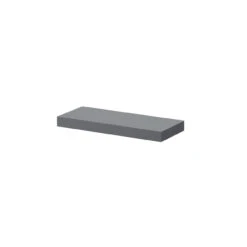 Napoli Gloss Grey 30cm Floating Bathroom Shelf