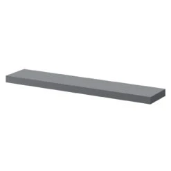 Napoli Gloss Grey 60cm Floating Bathroom Shelf