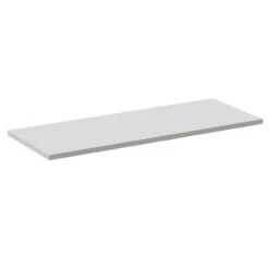 Napoli Gloss Grey Pearl 1200mm Worktop -Luxury Bath Shop napoli gloss grey pearl 1200mm worktop left 87598.1687879643