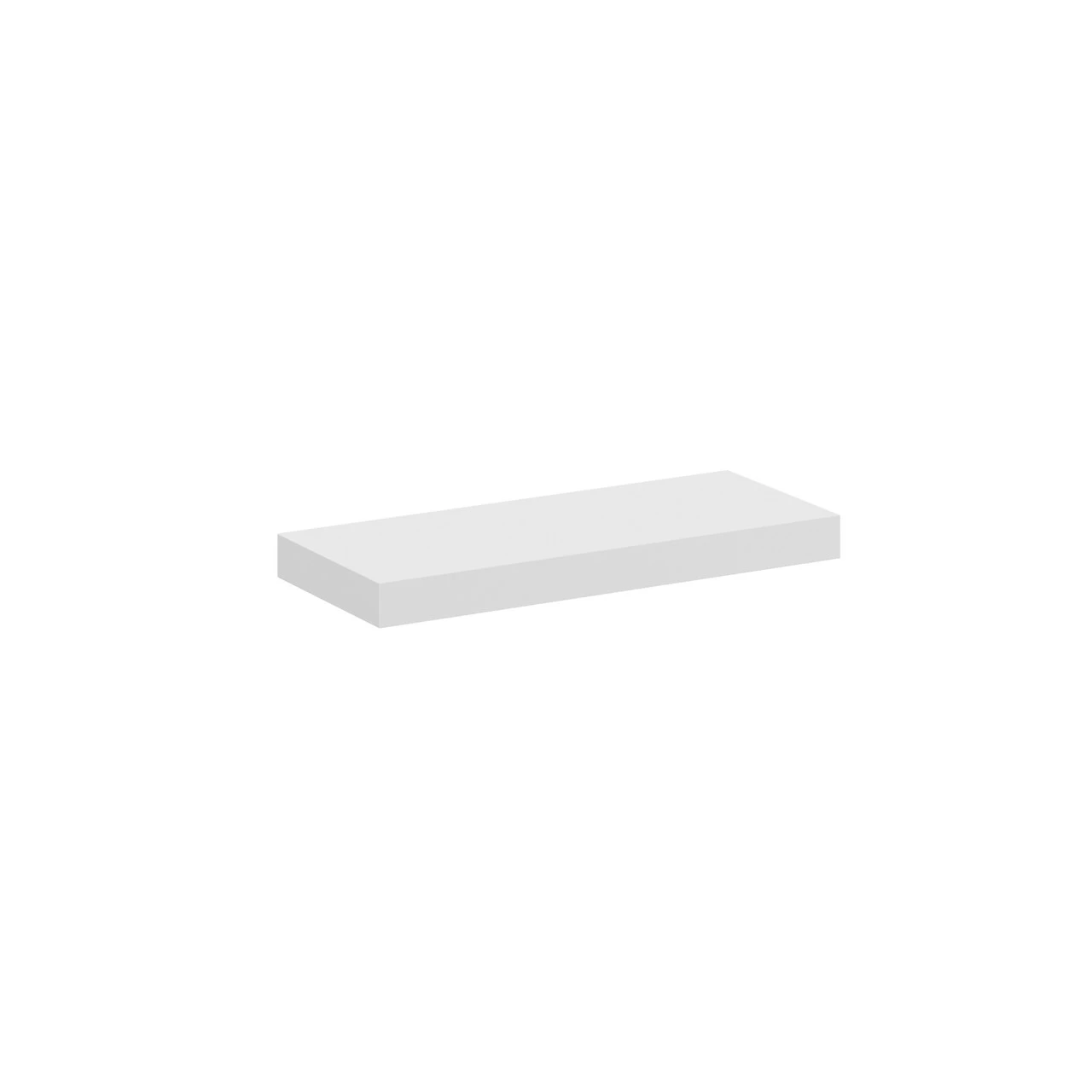 Napoli Gloss White 30cm Floating Bathroom Shelf 4 Napoli Gloss White 30cm Floating Bathroom Shelf - Image 2