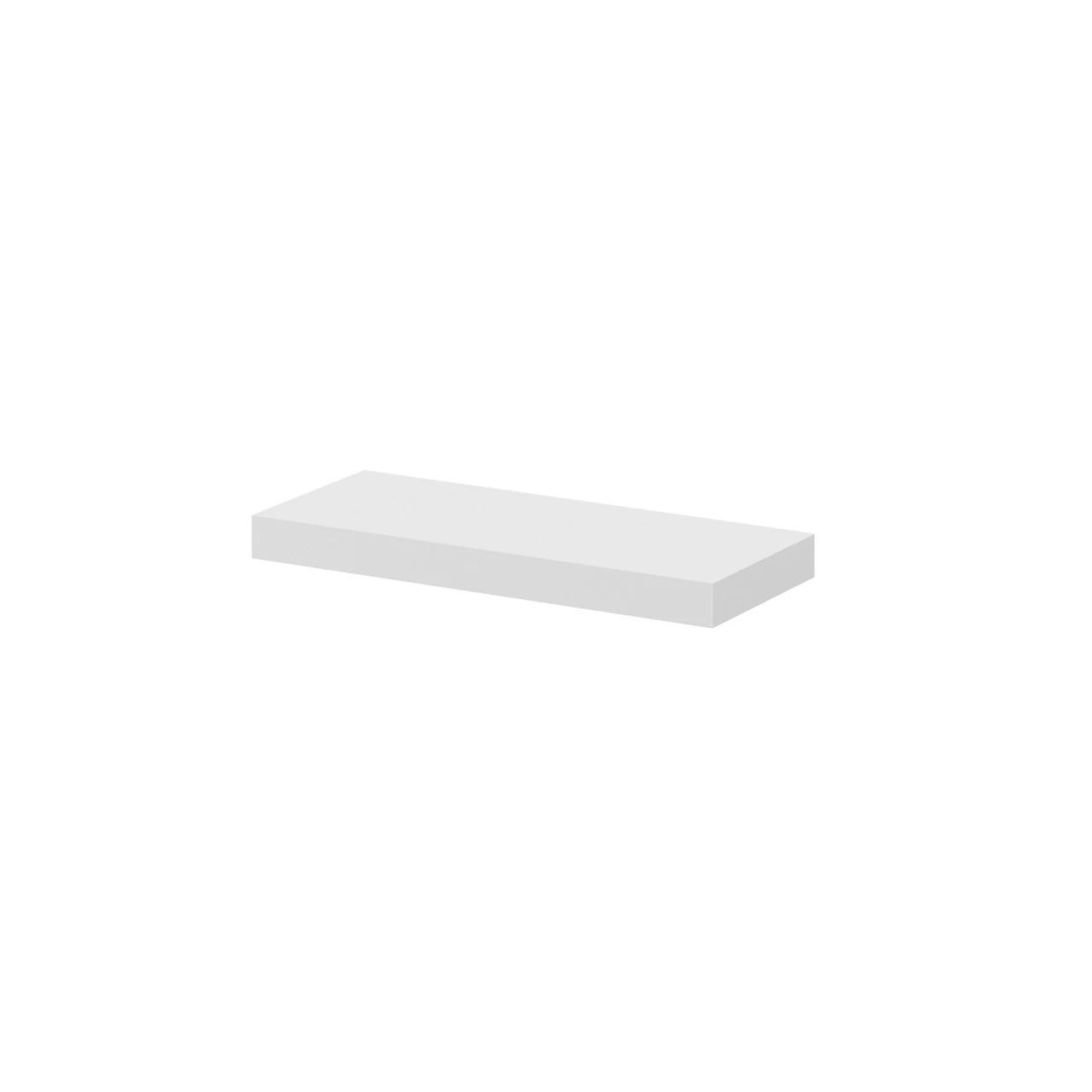 Napoli Gloss White 30cm Floating Bathroom Shelf 3 Napoli Gloss White 30cm Floating Bathroom Shelf