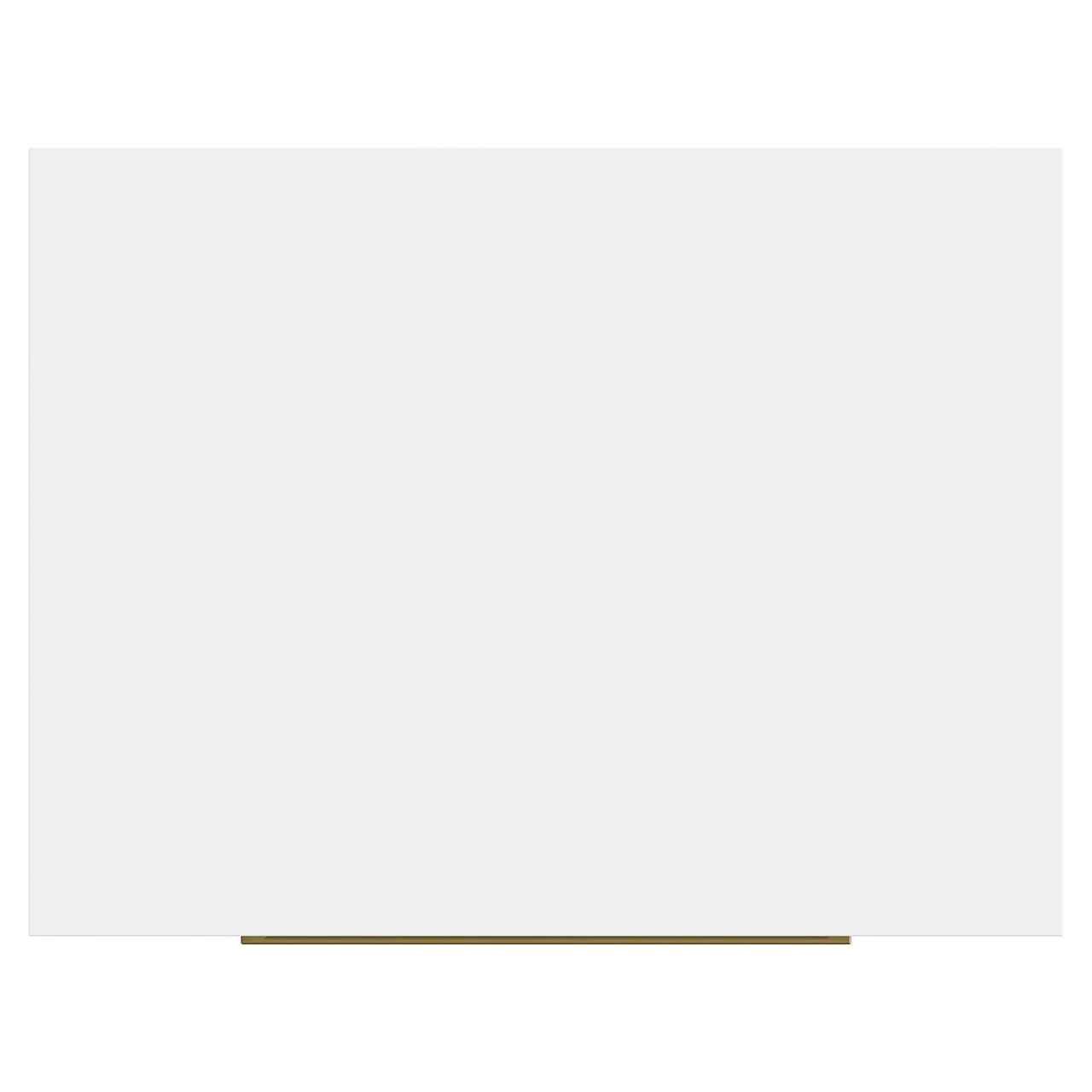 Napoli Gloss White 600mm Wall Mounted Vanity Unit For Countertop Basins With 2 Drawers And Brushed Brass Handles - Image 5