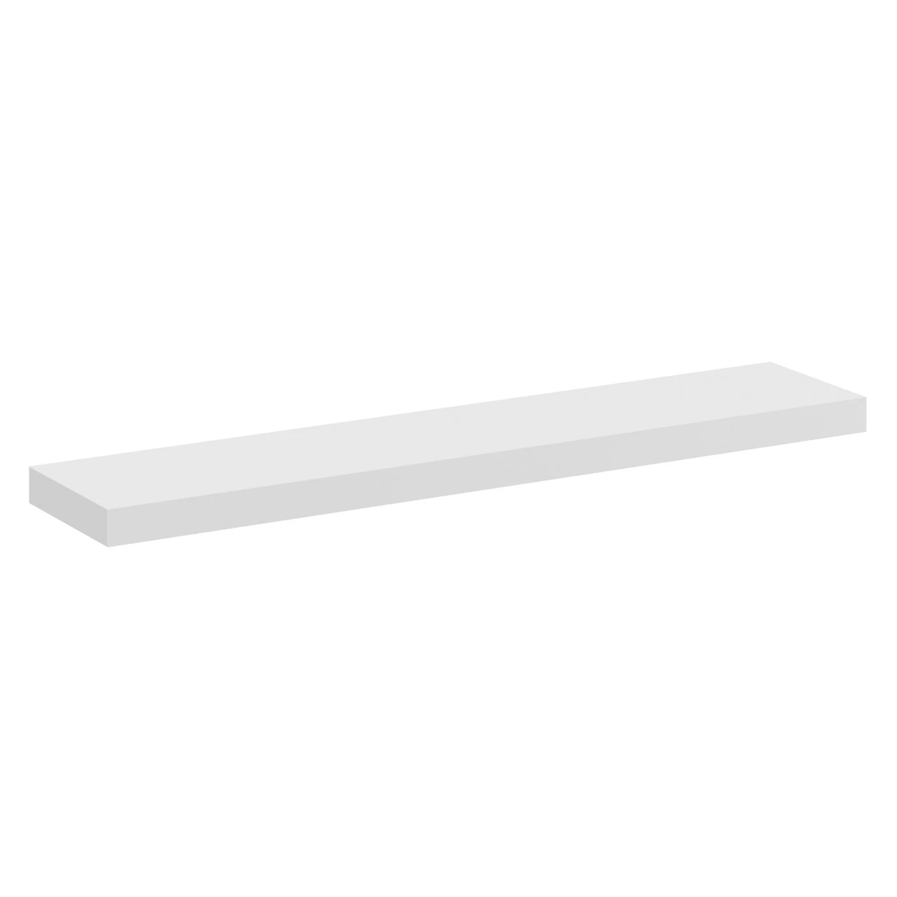 Napoli Gloss White 60cm Floating Bathroom Shelf 4 Napoli Gloss White 60cm Floating Bathroom Shelf - Image 2