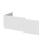 Gloss White MDF 1700mm L Shaped Front And End Bath Panel Set