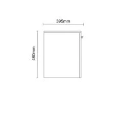 Napoli Nero Oak 500mm Wall Mounted Vanity Unit For Countertop Basins With Single Drawer And Polished Chrome Handle 13 Napoli Nero Oak 500mm Wall Mounted Vanity Unit For Countertop Basins With Single Drawer And Polished Chrome Handle -Luxury Bath Shop napoli nero oak 500mm wall mounted vanity unit for countertop basins with single drawer and polished chrome handle line side 41872.1675095467