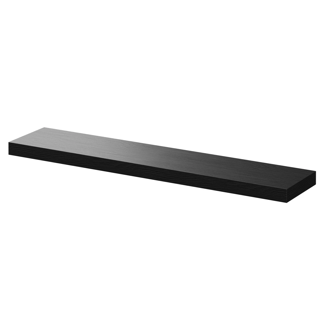 Napoli Nero Oak 60cm Floating Bathroom Shelf 3 Napoli Nero Oak 60cm Floating Bathroom Shelf