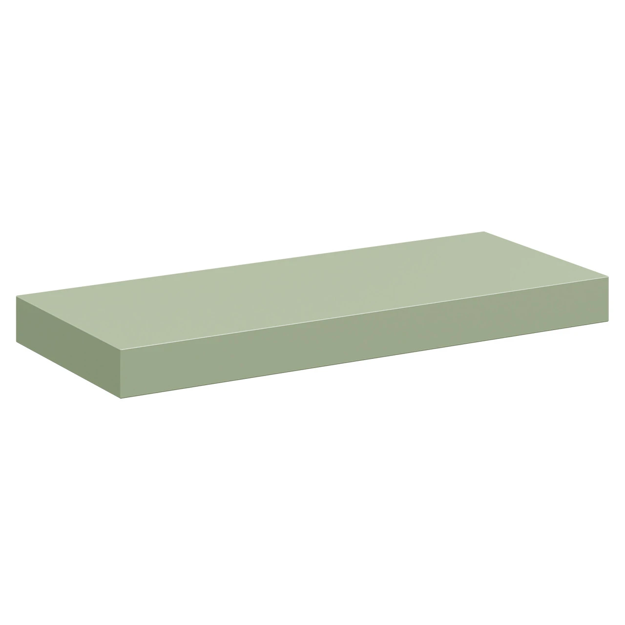Napoli Olive Green 30cm Floating Bathroom Shelf 5 Napoli Olive Green 30cm Floating Bathroom Shelf - Image 3