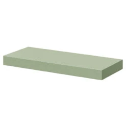Napoli Olive Green 30cm Floating Bathroom Shelf
