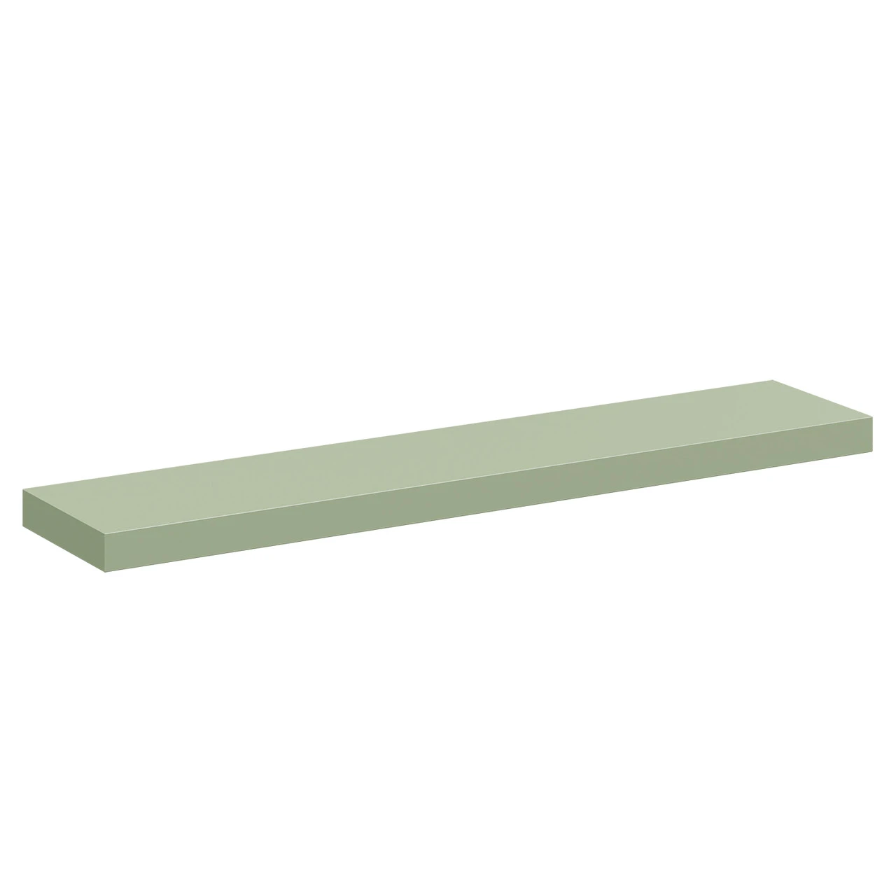 Napoli Olive Green 60cm Floating Bathroom Shelf 5 Napoli Olive Green 60cm Floating Bathroom Shelf - Image 3